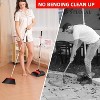 Broom and Dustpan Combo with Adjustable Handle, Self-Cleaning Dust Pan with Teeth for Hair, for Home and Office - 4 of 4