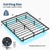 Lusimo Metal Floating Bed Frame Platform Bed with LED Lights No Box Spring Needed All Sizes - 4 of 4
