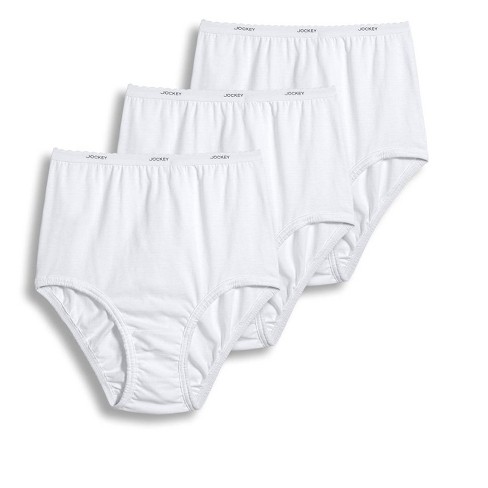 Jockey Women's Underwear Plus Size Classic French Cut - 3 Pack, White, 8 :  : Clothing, Shoes & Accessories