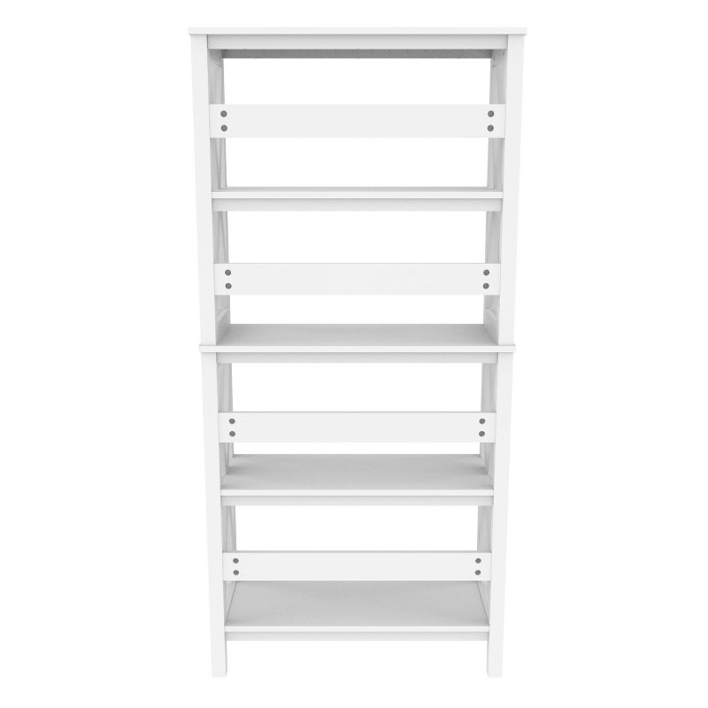 X-Frame 5-Tier Bookshelf White - ClosetMaid, 3 of 4