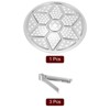 Unique Bargains Stainless Steel Heat Resistant Rust Resistant Steamer Rack with Stand - 3 of 4