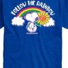 Men's - Peanuts - Follow The Rainbow Short Sleeve Graphic T-Shirt - 2 of 4