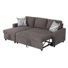 AndMakers 83 in. Polyester Full Size Sofa Bed with Storage - 4 of 4