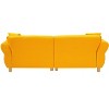 NicBex 93.7 Inch Teddy Sofa Couch 3-Seater Sofa with 2 Pillows for Living Room,Apartment,Bedroom - 3 of 4
