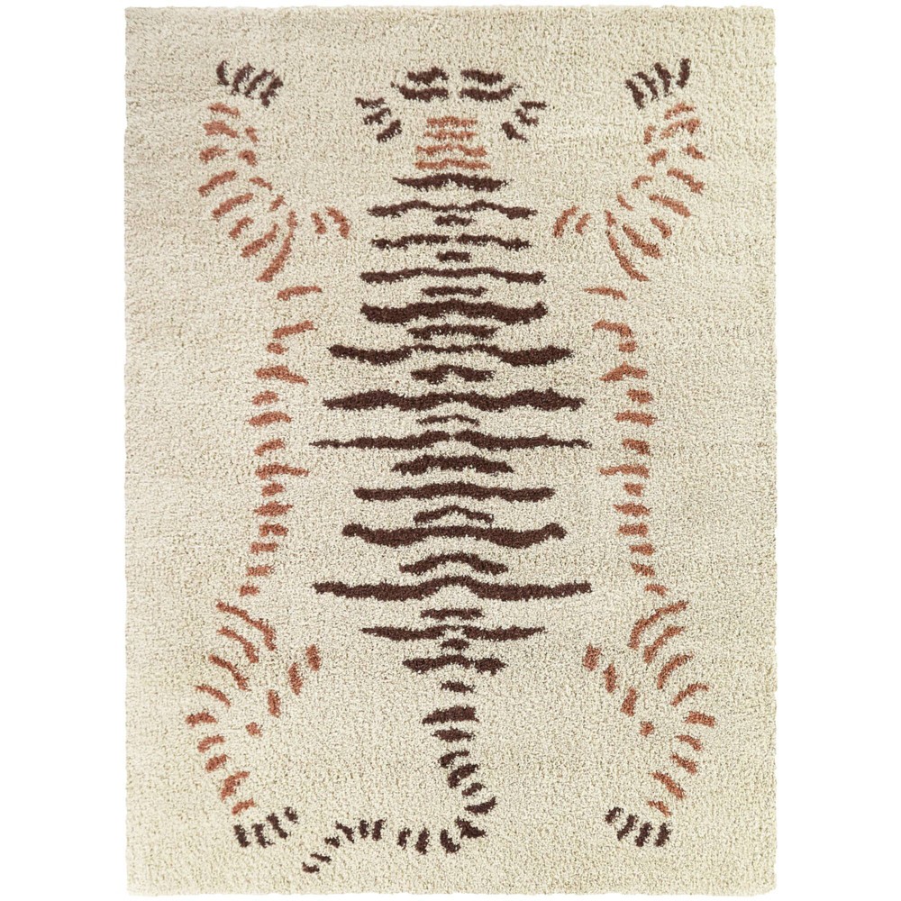 Photos - Area Rug Balta Rugs 7'10"x10' Maja Animal Print Plush Teen Rug Cream