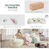 110'' Curved Modular Sofa Sectional Sleeper, High-Density Foam Chenille Couch for Living Room Apartment, No Assembly-3irtyhousy - 2 of 4