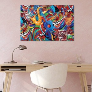 iCanvas Nightlife Music by Juleez Canvas Print Wall Art - 1 of 3