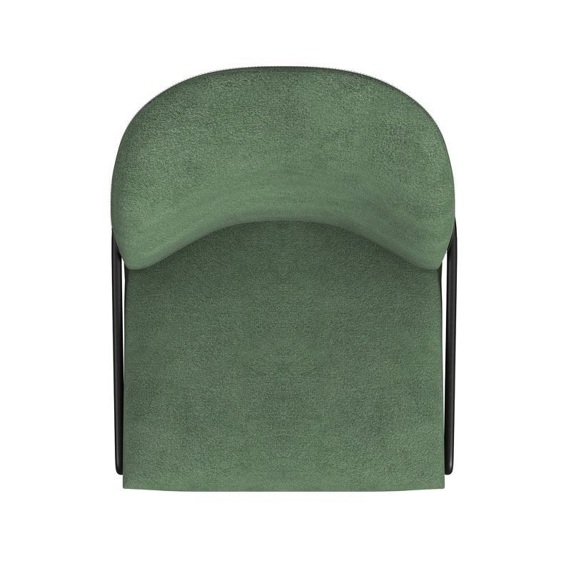 Modern Metal Dining Chair Velvet - HomePop, 6 of 13