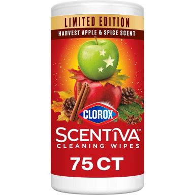 Clorox Harvest Apple & Spice Scentiva All-Purpose Cleaning Wipes - 75ct