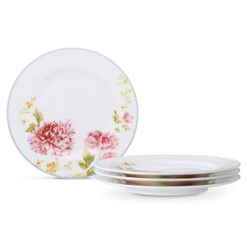 Noritake Peony Pageant Set of 4 Bread and Butter/Appetizer Plates