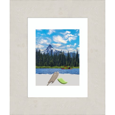 Amanti Art Rustic Plank White Picture Frame - image 1 of 4