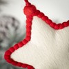 5"H Sullivans Christmas Red White Plush Star Ornament  Red-White - 2 of 3