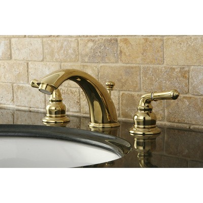 Widespread Bathroom Faucet Polished Brass - Kingston Brass