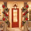 Prelit Christmas Garland for Mantle 6ft, Battery Operated Xmas Garland with Lights Timer - 4 of 4