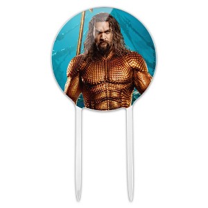 Aquaman Movie Jason Mamoa Full Costume Acrylic Cake Topper - 1 of 4