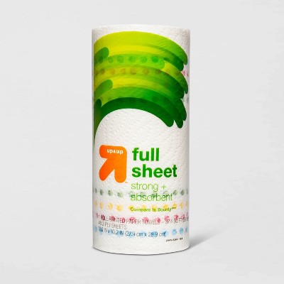 Full Sheet Printed Paper Towels - 1 Roll - Up&Up™ – Target Inventory  Checker – BrickSeek