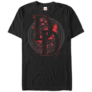 Men's Marvel Daredevil Logo Circle T-Shirt - 1 of 4