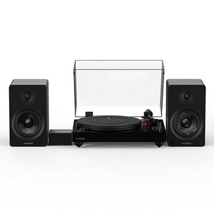 Fluance RT83 Reference High Fidelity Vinyl Turntable, PA10 Phono Preamp and Ai41 Powered 5" Stereo Bookshelf Speakers - 1 of 4