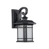 Chloe Lighting Franklin Transitional Led Textured Black Outdoor Wall Sconce 13" Height - 2 of 2
