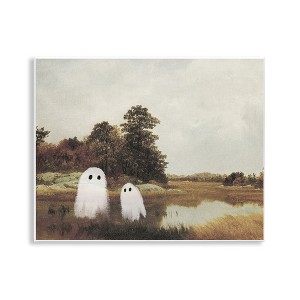 Stupell Industries Ghost Pair in Autumn Countryside Wall Plaque Art - 1 of 4