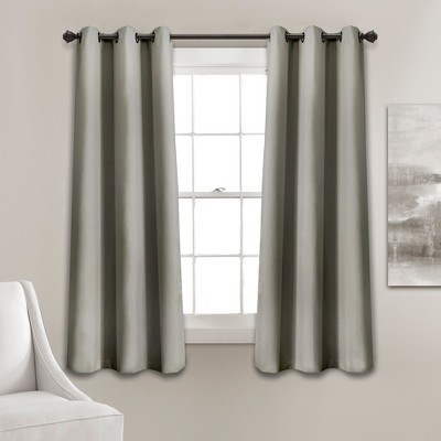 Set of 2 Absolute Blackout Window Curtain Panels - Lush Décor
