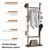HDZNVF Garment Rack Solid Wood, Walnut - 4 of 4