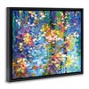Stupell Industries Colorful Reflections Lake Flowers Floating Frame Canvas Art - 2 of 4