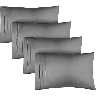 Pillowcase Set of 4 Soft Double Brushed Microfiber - CGK Unlimited