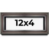 PosterPalooza | Panoramic Shadow Box 1.75" Deep Brown Frame - UV Acrylic, Backing, Hanging Hardware - 2 of 4