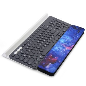 Insten Keyboard Wrist Rest Pad, Anti-Slip Ergonomic Palm Cushion Support for Comfortable Typing and Pain Relief, 13.8 x 2.8 in, Galaxy - 1 of 4