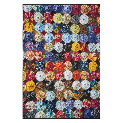 5'1"x7'6" Shapes Loomed Area Rug Red - Safavieh