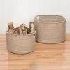 Colonial Mills Casablanca Basket, 20"x20"x14", Sand - 3 of 3
