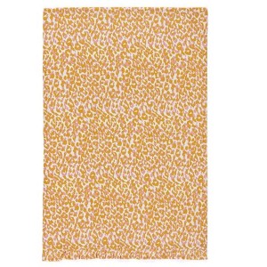 Shiraleah Nora Pink Leopard Print Tea Towel - 1 of 2