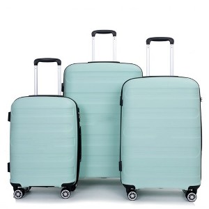 Hardshell Luggage Sets 3 Piece With Tsa Lock And 360 Degree Double Spinner Wheels Pp Lightweight Durable Hand Luggage (20"/24"/28") - 1 of 4