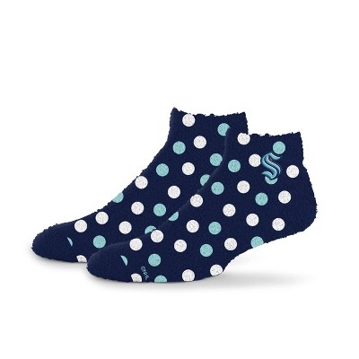 NHL Seattle Kraken Random Dots Fuzzy Socks