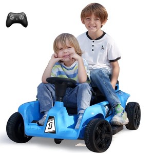 24V 2 Seaters Kids Ride On Car Toy with Remote Control for Parents and Kids, 2 * 7Ah Battery 2 * 120W Large Motors - 1 of 4