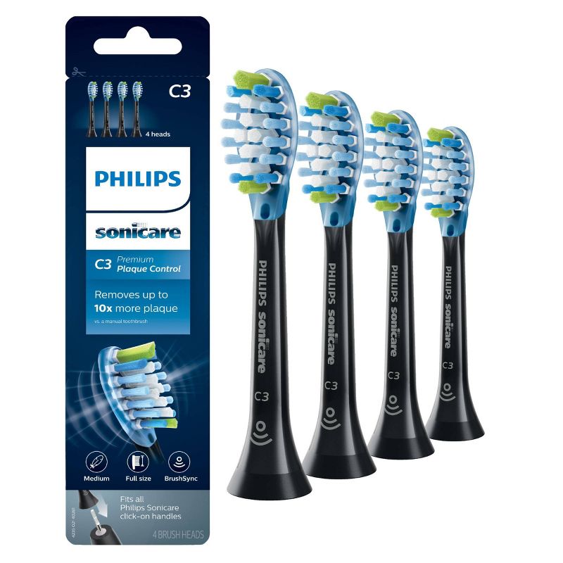 Philips Sonicare Premium Plaque Control Replacement Electric Toothbrush Head, 1 of 8