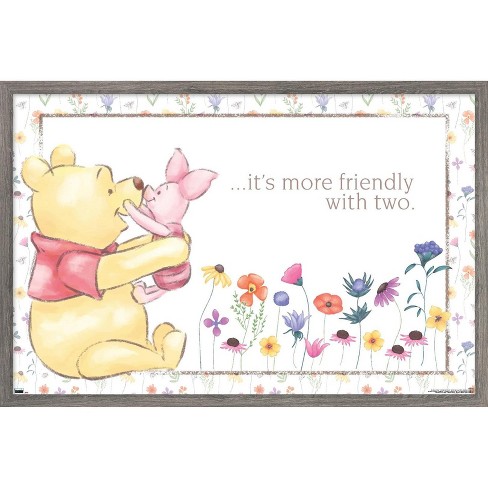 Trends International Disney Winnie the Pooh - 95th Anniversary Framed Wall Poster Prints - image 1 of 4