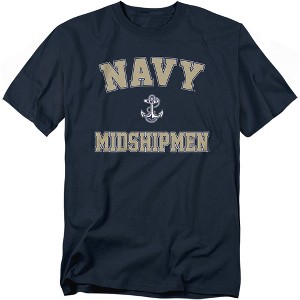 Men's United States Naval Academy Campus Classic T-Shirt, Navy, 2X