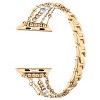 Posh Tech Michelle Stainless Steel Band for Apple Watch - Gold: Wearable Tech Accessory - 3 of 4