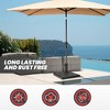 43 LBS Resin Square Base Stand for Outdoor Patio Market Table Umbrella - 3 of 4