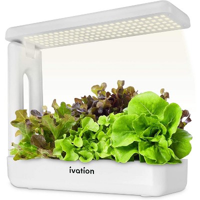 Ivation Herb Indoor Garden Kit - Complete Hydroponic Grow System for Herbs, Plants & Vegetables w/ LED Light