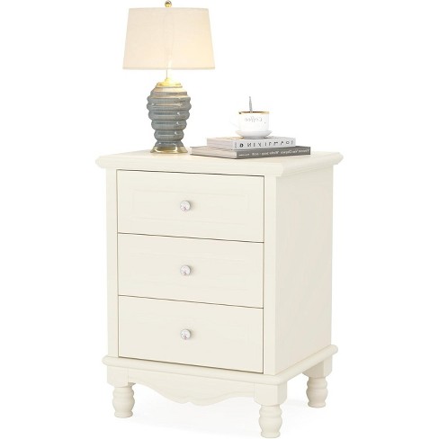 Tribesigns Farmhouse 3-drawer Nightstand, All-wood Bedside Table For ...