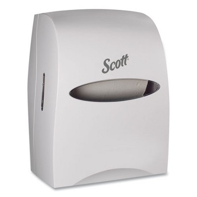 Scott Essential Manual Hard Roll Towel Dispenser, 13.06 x 11 x 16.94, White