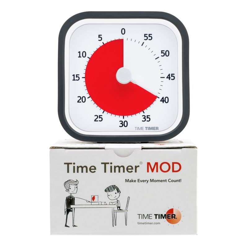 Time Timer MOD Timer, Charcoal Gray, 5 of 9