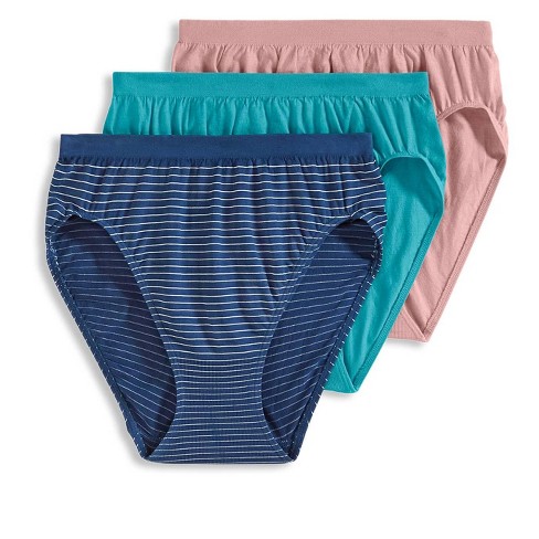 Jockey Women's Supersoft Brief - 3 Pack 8 Tempest Leopard/coral Mist/dusk  Blue : Target