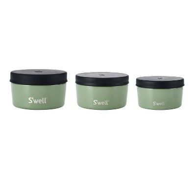 Mountain Sage Stainless Steel Food Storage Canister Set