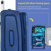 Lyngins 3-Piece Expandable Luggage Set –  20" Carry on Luggage, 24" & 28" Spinner Suitcases, Easy-Access Pockets, Travel-Ready Away Luggage - 2 of 4