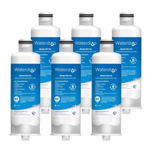 Waterdrop 6pk DA97-17376B Replacement for Samsung HAF-QIN/EXP Refrigerator Water Filter - 1 of 4