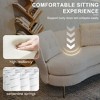 CAVINAS Upholstered Loveseat Sofa, 2-Seat Sofa Couch with Golden Metal Legs, for Living Room, Bedroom, Apartment - 3 of 4